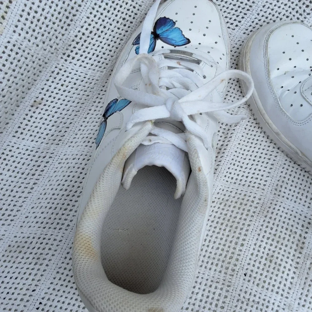 Nike Air Firce Custom Butterfly Sneakers 9